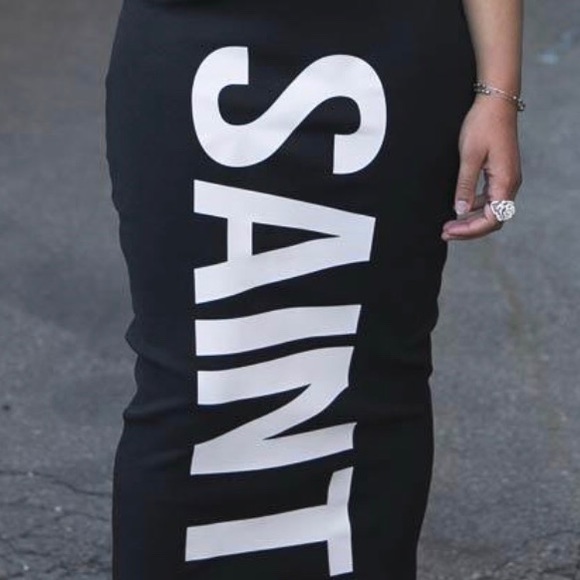 Saint Pencil Skirt- Size runs M/L - Picture 1 of 6